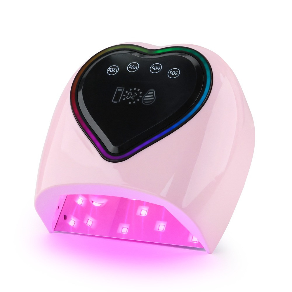 Heart Rainbow Led Lamp - Pink